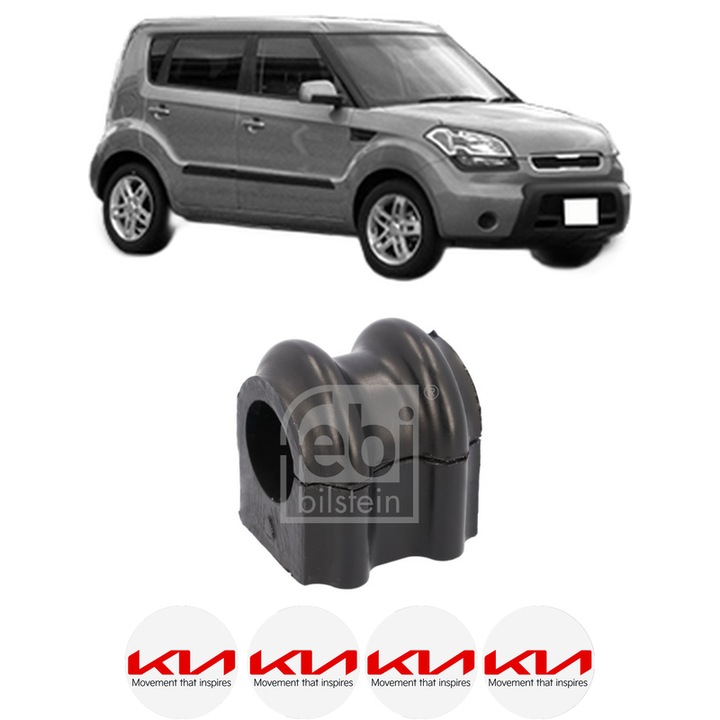 Bucsa bara stabilizatoare Fata Dreapta Stanga KIA SOUL I (AM) din 2009-2014, Auto, Febi, 4x Stickere auto cu KIA