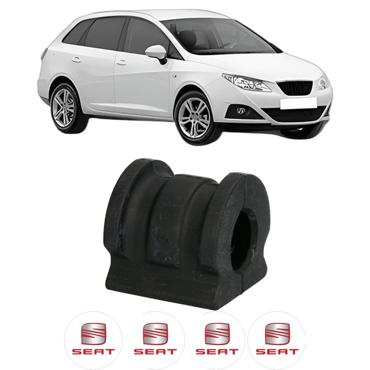 Bucsa bara stabilizatoare Fata Dreapta Stanga SEAT IBIZA IV ST (6J8, 6P8) din 2010-2016, Auto, Febi, 4x Stickere auto cu SEAT