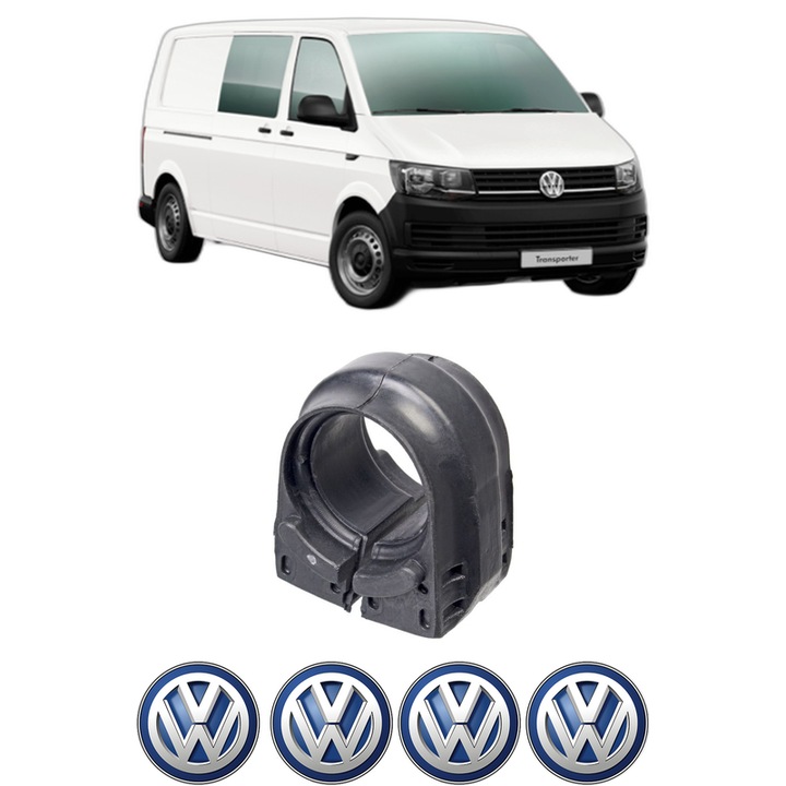 Bucsa bara stabilizatoare Spate Dreapta Stanga Volkswagen TRANSPORTER T6 / CARAVELLE T6 Bus (SGB, SGJ, SHB, SHJ) din 2015-2024, Auto, Febi, 4x Stickere auto cu Volkswagen