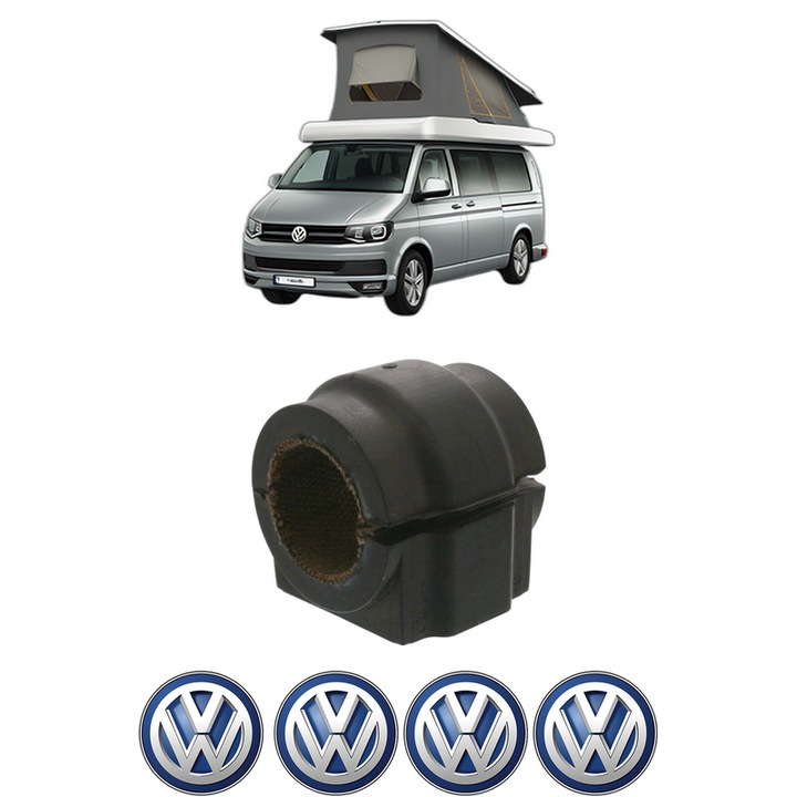 Bucsa bara stabilizatoare Fata Dreapta Stanga Volkswagen CALIFORNIA T6 Camper (SGC, SGG, SHC) din 2015-2024, Auto, Febi, 4x Stickere auto cu Volkswagen