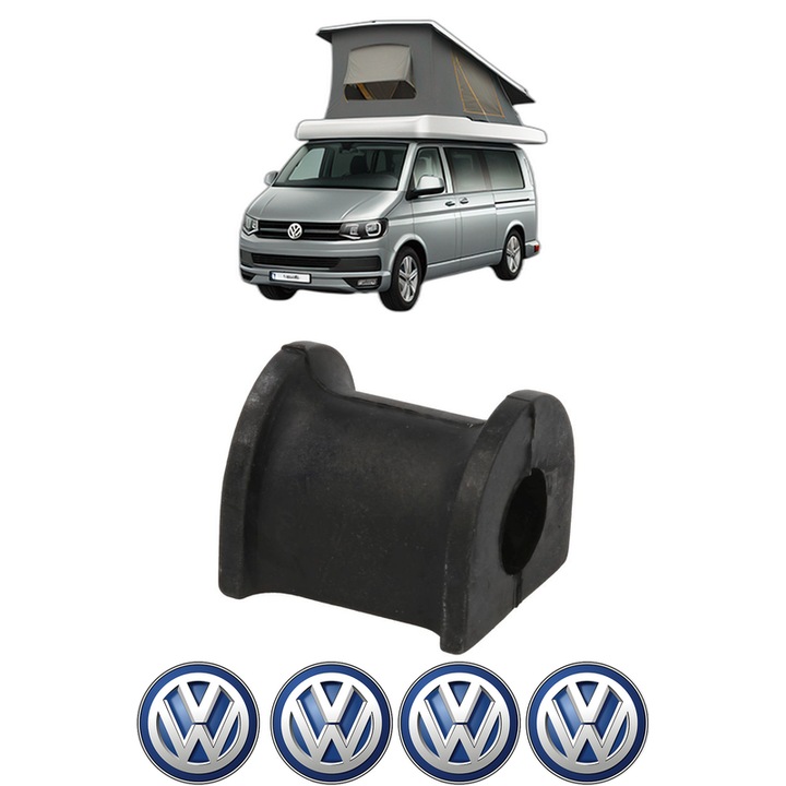 Bucsa bara stabilizatoare Fata Dreapta Stanga Volkswagen CALIFORNIA T6 Camper (SGC, SGG, SHC) din 2015-2024, Auto, Febi, 4x Stickere auto cu Volkswagen