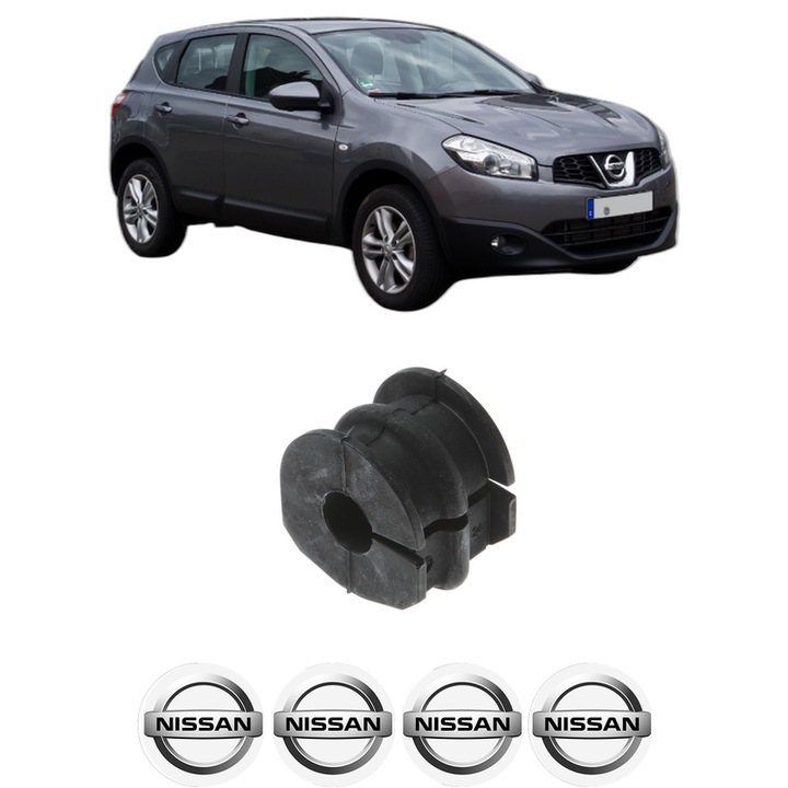 Bucsa bara stabilizatoare Spate Dreapta Stanga NISSAN QASHQAI I VAN (J10) din 2013-2014, Auto, Febi, 4x Stickere auto cu NISSAN