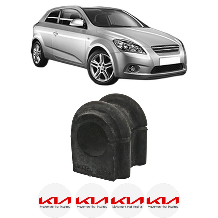 Bucsa bara stabilizatoare Fata Dreapta Stanga KIA CEE'D Hatchback (ED) din 2006-2012, Auto, Febi, 4x Stickere auto cu KIA