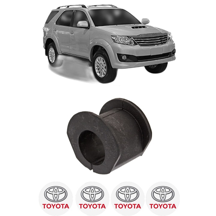 Bucsa bara stabilizatoare Fata Dreapta Stanga TOYOTA FORTUNER (_N5_, _N6_) din 2004-2015, Auto, Febi, 4x Stickere auto cu TOYOTA