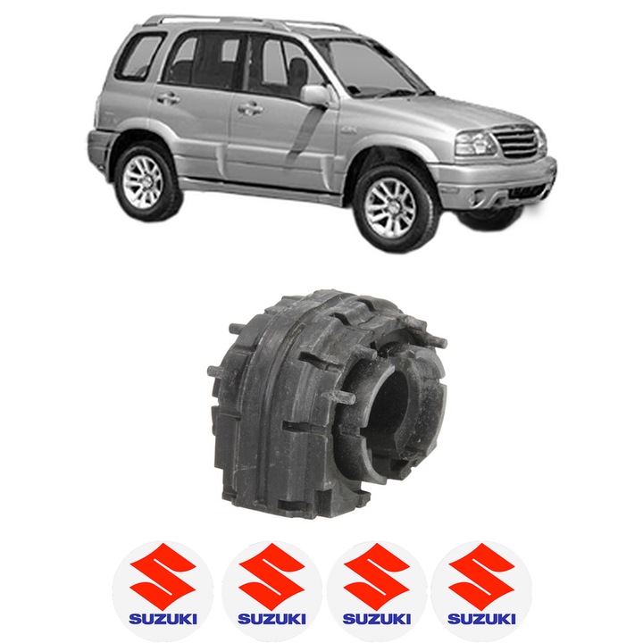 Bucsa bara stabilizatoare Spate Dreapta Stanga SUZUKI GRAND VITARA I (FT, HT) din 1998-2005, Auto, Febi, 4x Stickere auto cu SUZUKI
