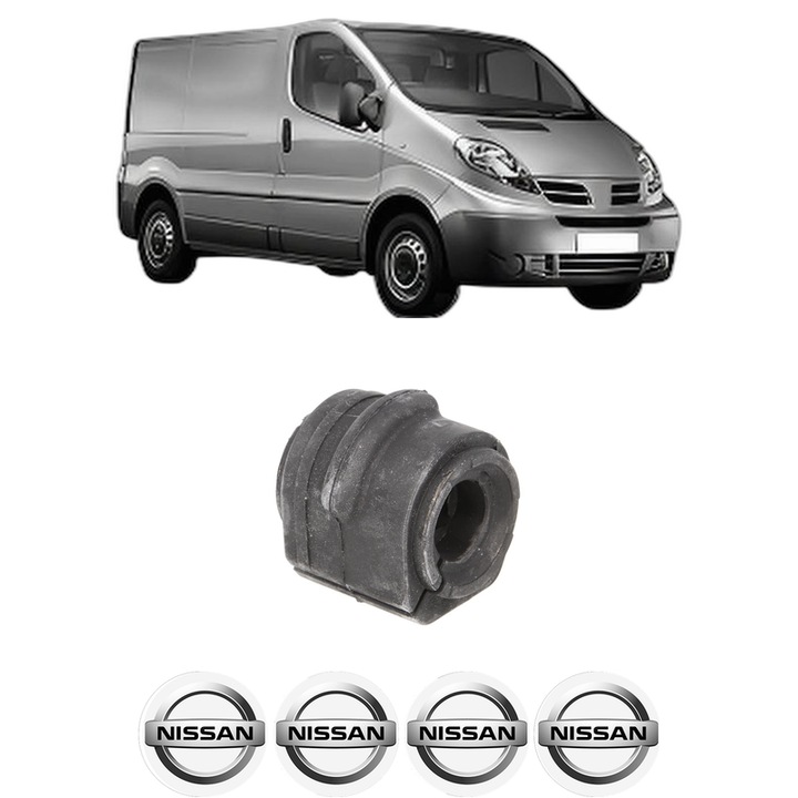 Bucsa bara stabilizatoare Fata Dreapta Stanga NISSAN PRIMASTAR Van (X83) din 2002-2008, Auto, Febi, 4x Stickere auto cu NISSAN