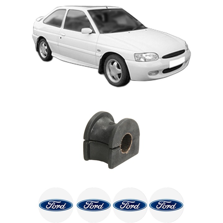 Bucsa bara stabilizatoare Fata Spate Dreapta Stanga FORD ESCORT VI (GAL, AAL, ABL) din 1995-1999, Auto, Febi, 4x Stickere auto cu FORD