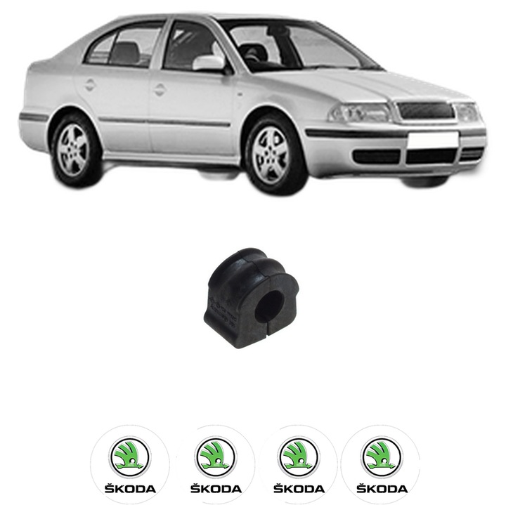 Bucsa bara stabilizatoare Fata Dreapta Stanga SKODA OCTAVIA I (1U2) din 1996-2010, Auto, Febi, 4x Stickere auto cu SKODA