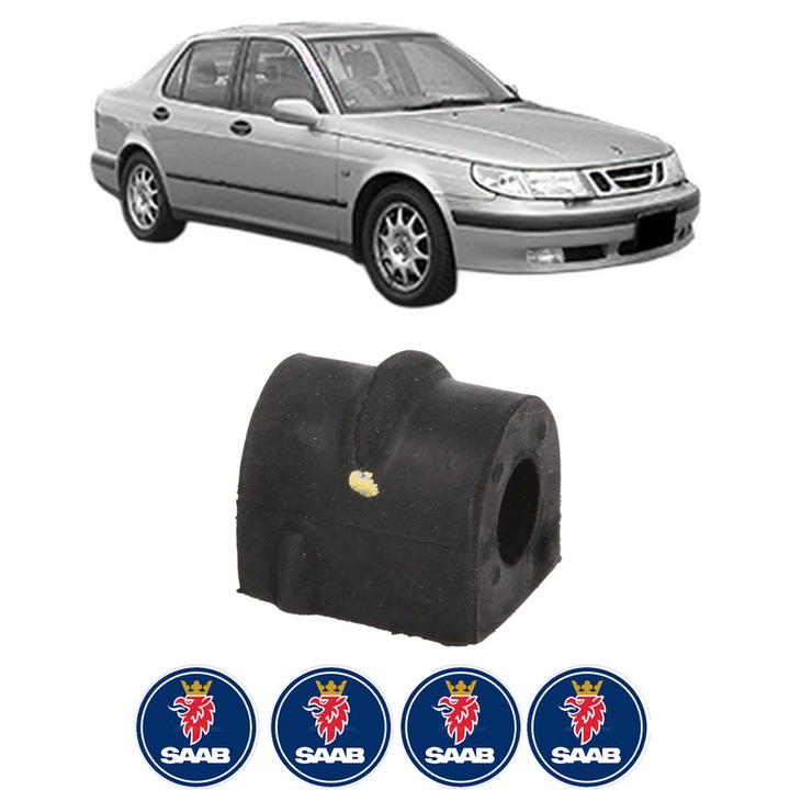 Bucsa bara stabilizatoare Fata Dreapta Stanga SAAB 9-5 (YS3E) din 1997-2009, Auto, Febi, 4x Stickere auto cu SAAB