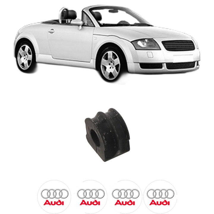 Bucsa bara stabilizatoare Fata Dreapta Stanga AUDI TT Roadster (8N9) din 1999-2006, Auto, Febi, 4x Stickere auto cu AUDI