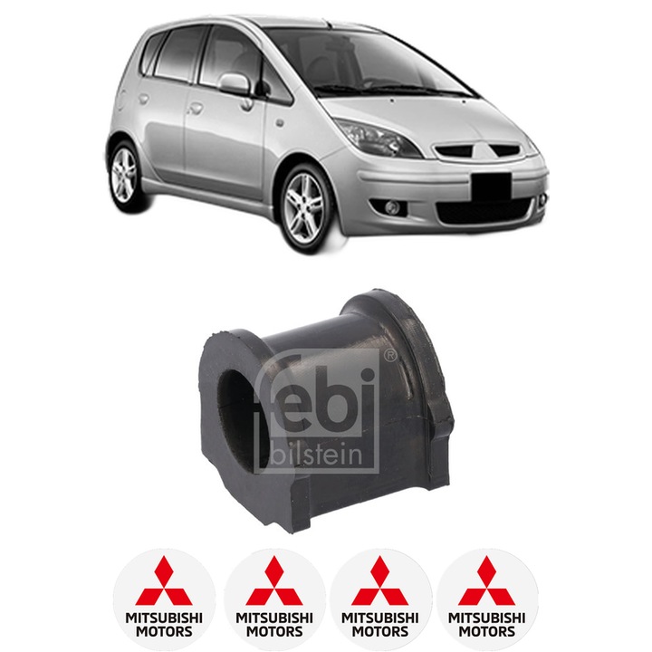 Bucsa bara stabilizatoare Fata Dreapta Stanga MITSUBISHI COLT VI (Z3_A, Z2_A) din 2004-2012, Auto, Febi, 4x Stickere auto cu MITSUBISHI
