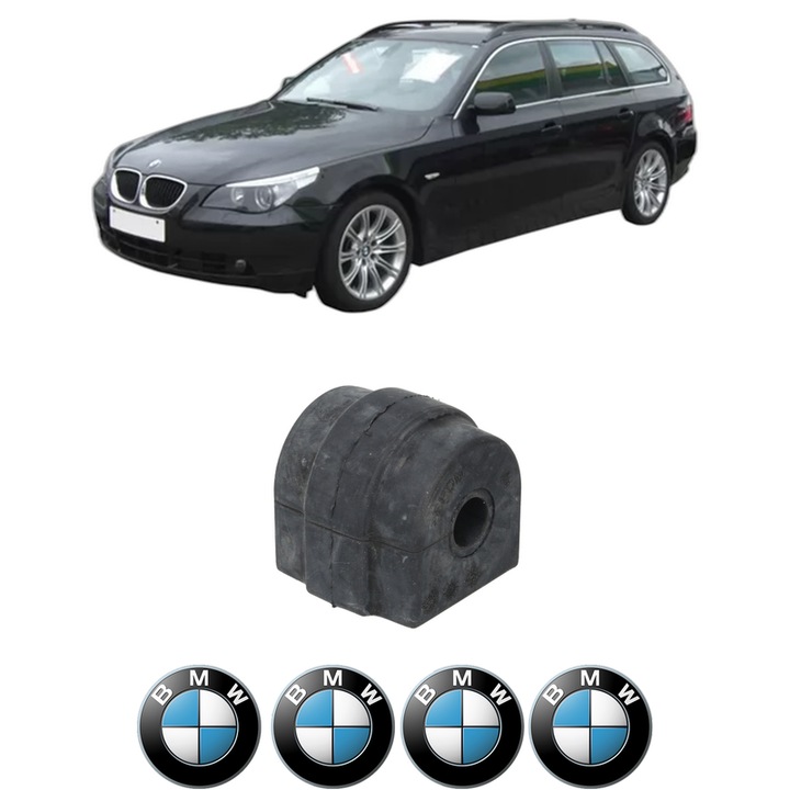 Bucsa bara stabilizatoare Spate Dreapta Stanga BMW Seria 5 Touring (E61) din 2004-2010, Auto, Febi, 4x Stickere auto cu BMW
