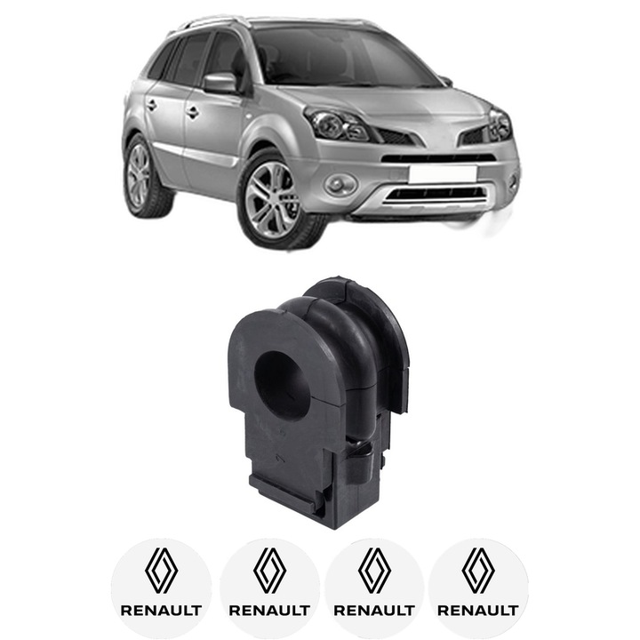 Bucsa bara stabilizatoare Fata Dreapta Stanga RENAULT KOLEOS I (HY_) din 2008-2013, Auto, Febi, 4x Stickere auto cu RENAULT