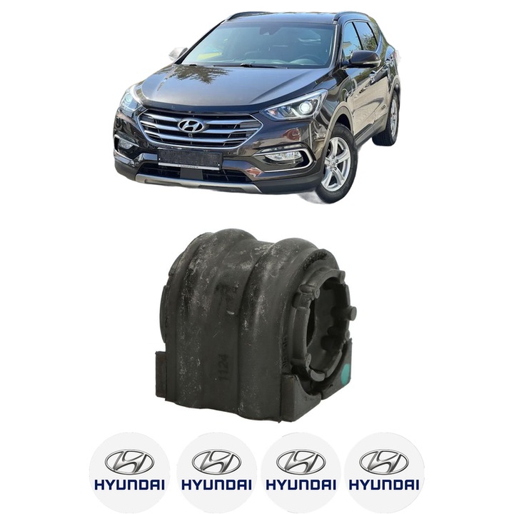 Bucsa bara stabilizatoare Spate Dreapta Stanga HYUNDAI SANTA FÉ III (DM, DMA) din 2012-2018, Auto, Febi, 4x Stickere auto cu HYUNDAI