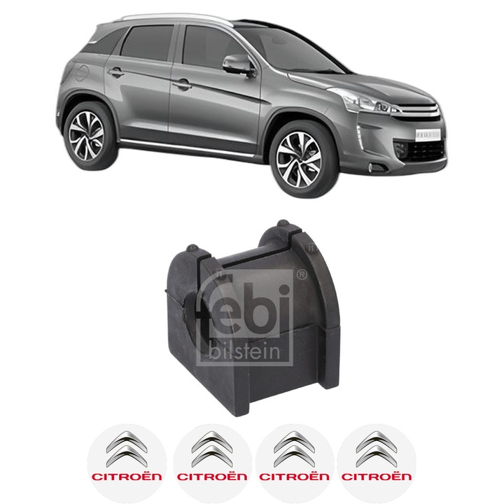 Bucsa bara stabilizatoare Spate Dreapta Stanga CITROEN C4 AIRCROSS din 2012, Auto, Febi, 4x Stickere auto cu CITROEN