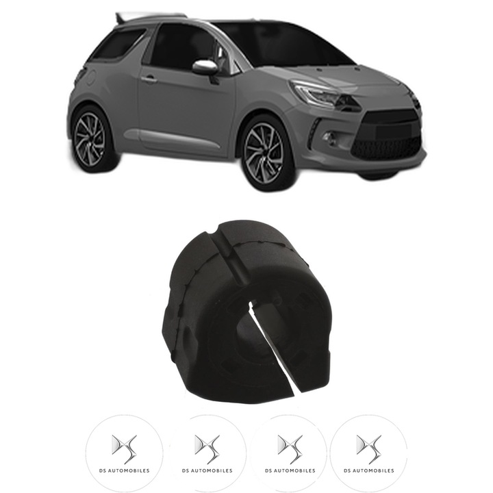 Bucsa bara stabilizatoare Fata Dreapta Stanga DS DS 3 Convertible (SB_) din 2015-2019, Auto, Febi, 4x Stickere auto cu DS