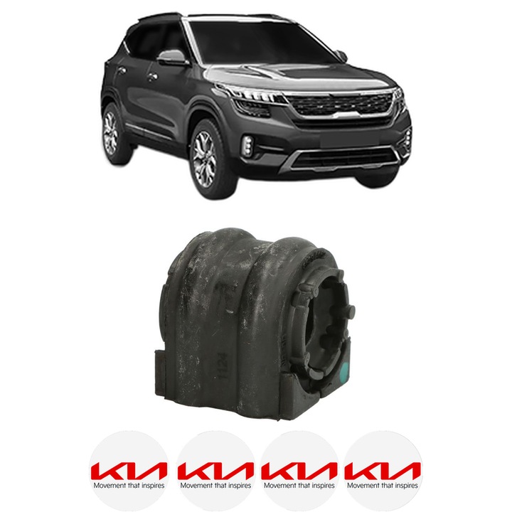 Bucsa bara stabilizatoare Spate Dreapta Stanga KIA SELTOS (SP2, SP2I) din 2019-2022, Auto, Febi, 4x Stickere auto cu KIA