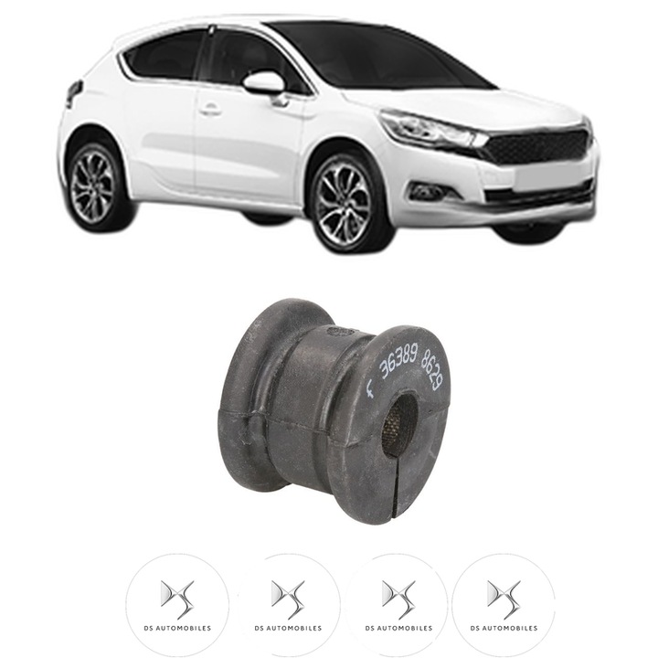 Bucsa bara stabilizatoare Spate Dreapta Stanga DS DS 4 / DS 4 CROSSBACK (NX_) din 2015-2018, Auto, Febi, 4x Stickere auto cu DS