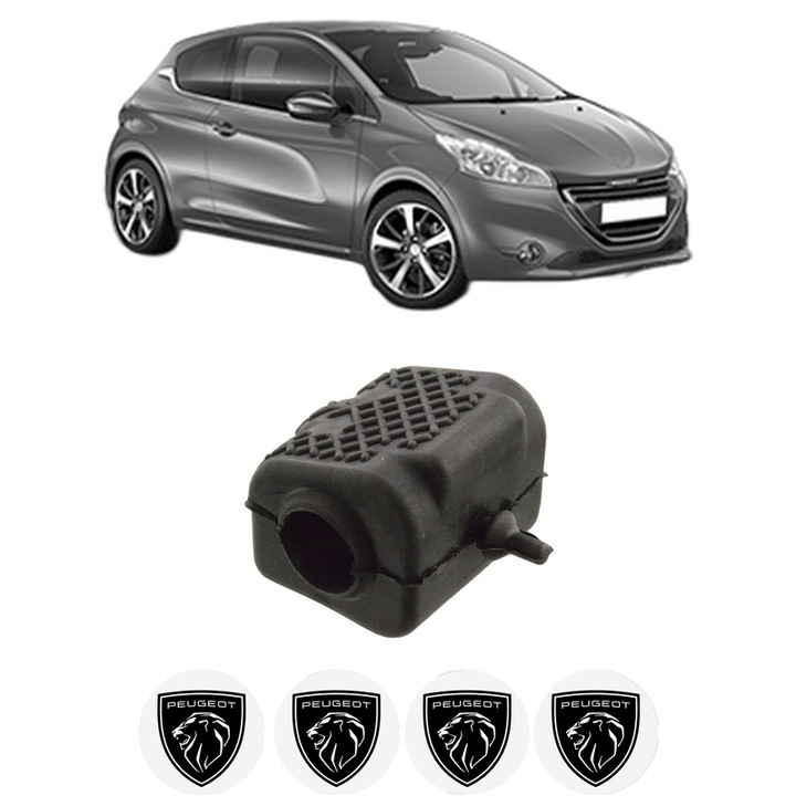 Bucsa bara stabilizatoare Fata Dreapta Stanga PEUGEOT 208 I (CA_, CC_) din 2012-2019, Auto, Febi, 4x Stickere auto cu PEUGEOT
