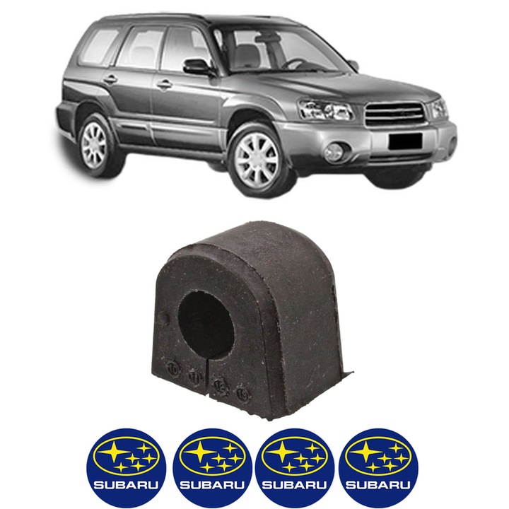 Bucsa bara stabilizatoare Spate Fata Dreapta Stanga SUBARU FORESTER (SG_) din 2002-2008, Auto, Febi, 4x Stickere auto cu SUBARU