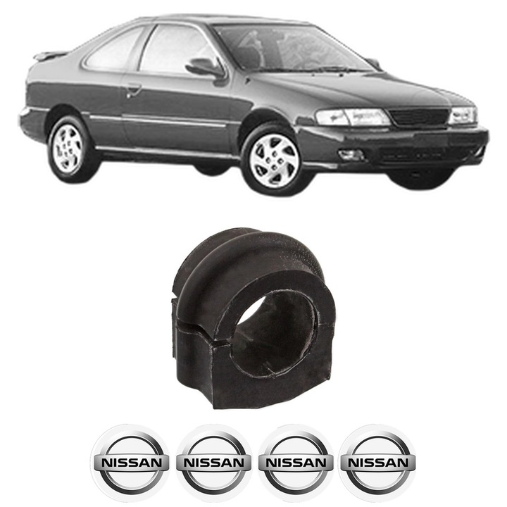 Bucsa bara stabilizatoare Spate Fata Dreapta Stanga NISSAN 200SX Coupe (S14) din 1993-1999, Auto, Febi, 4x Stickere auto cu NISSAN
