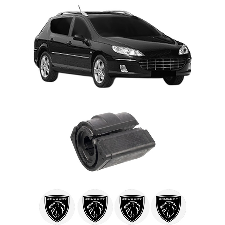 Bucsa bara stabilizatoare Fata Dreapta Stanga PEUGEOT 407 SW Estate Van (6E_) din 2009-2010, Auto, Febi, 4x Stickere auto cu PEUGEOT