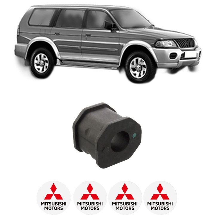 Bucsa bara stabilizatoare Fata Dreapta Stanga MITSUBISHI PAJERO SPORT I (K7_, K9_) din 1996-2003, Auto, Febi, 4x Stickere auto cu MITSUBISHI