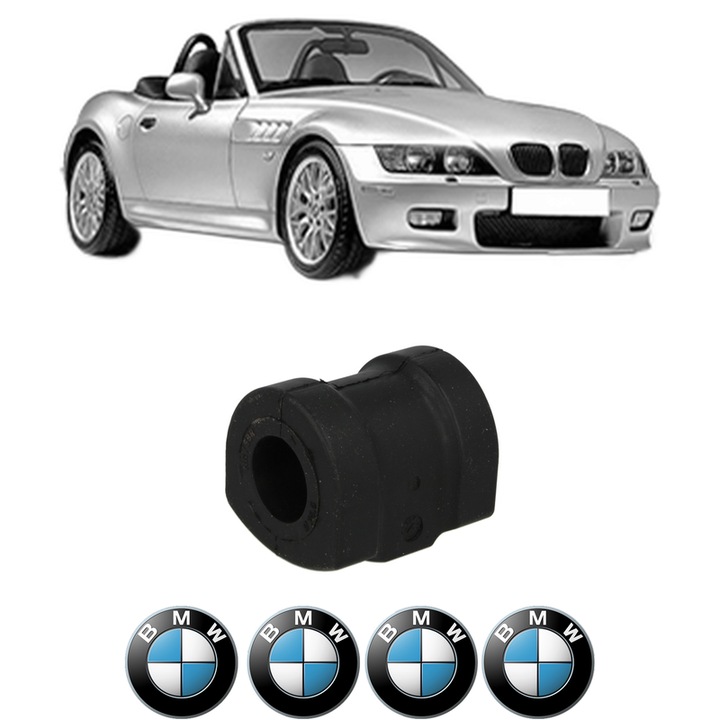 Bucsa bara stabilizatoare Fata Dreapta Stanga BMW Seria Z3 Roadster (E36) din 1995-2003, Auto, Febi, 4x Stickere auto cu BMW