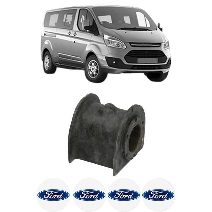 Bucsa bara stabilizatoare Fata Dreapta Stanga FORD TOURNEO CUSTOM V362 Bus (F3) din 2012-2023, Auto, Febi, 4x Stickere auto cu FORD