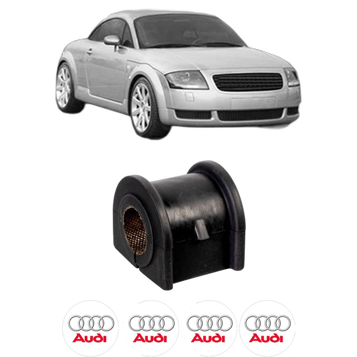 Bucsa bara stabilizatoare Spate Dreapta Stanga AUDI TT (8N3) din 1998-2006, Auto, Febi, 4x Stickere auto cu AUDI