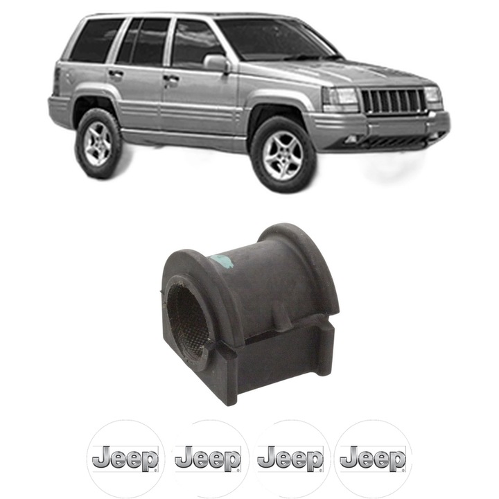 Bucsa bara stabilizatoare Fata Dreapta Stanga JEEP GRAND CHEROKEE I (ZJ, ZG) din 1992-1999, Auto, Febi, 4x Stickere auto cu JEEP