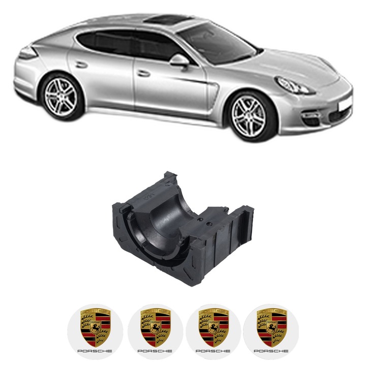 Bucsa bara stabilizatoare Fata Dreapta Stanga PORSCHE PANAMERA (970) din 2009-2016, Auto, Febi, 4x Stickere auto cu PORSCHE