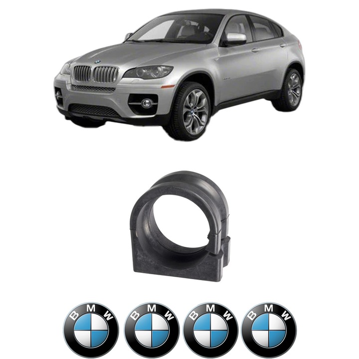 Bucsa bara stabilizatoare Spate Dreapta Stanga BMW Seria X6 (E71, E72) din 2007-2014, Auto, Febi, 4x Stickere auto cu BMW