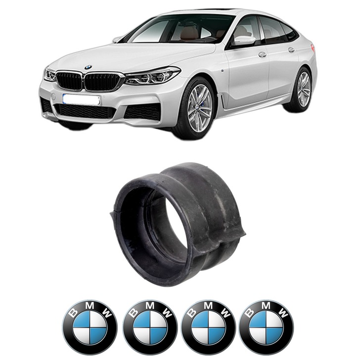 Bucsa bara stabilizatoare Fata Dreapta Stanga BMW Seria 6 Gran Turismo (G32) din 2017-2020, Auto, Febi, 4x Stickere auto cu BMW