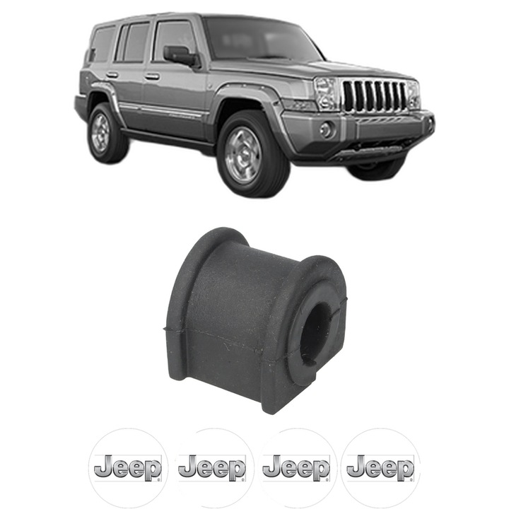 Bucsa bara stabilizatoare Spate Dreapta Stanga JEEP COMMANDER (XK, XH) din 2005-2010, Auto, Febi, 4x Stickere auto cu JEEP