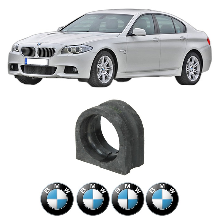 Bucsa bara stabilizatoare Spate Dreapta Stanga BMW Seria 5 (F10) din 2009-2016, Auto, Febi, 4x Stickere auto cu BMW