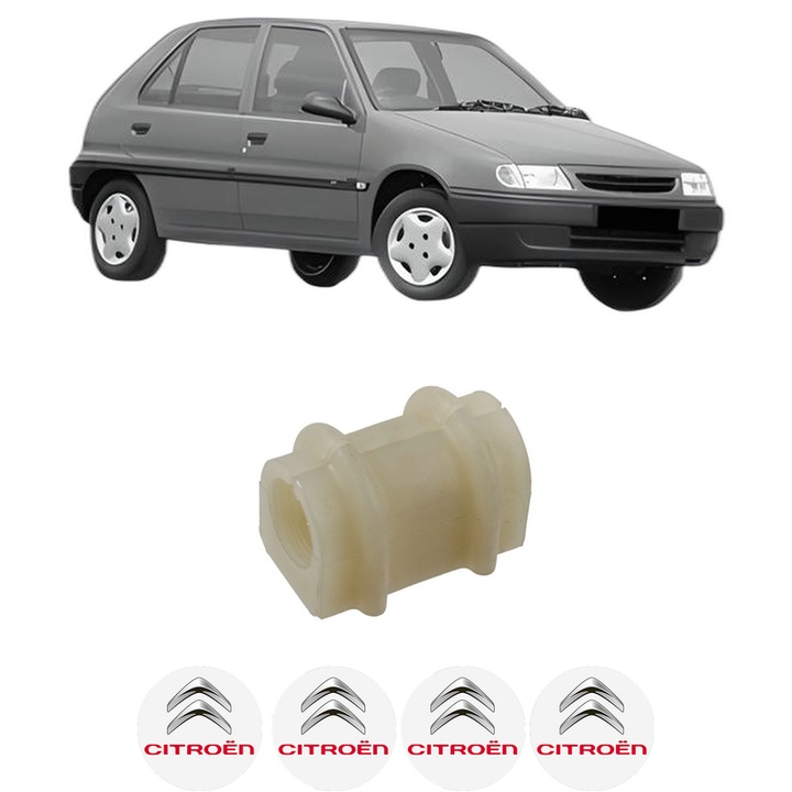 Bucsa bara stabilizatoare Fata Dreapta Stanga CITROEN SAXO (S0, S1) din 1996-2004, Auto, Febi, 4x Stickere auto cu CITROEN