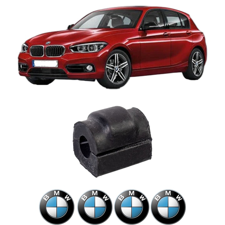 Bucsa bara stabilizatoare Spate Dreapta Stanga BMW Seria 1 (F20) din 2011-2019, Auto, Febi, 4x Stickere auto cu BMW