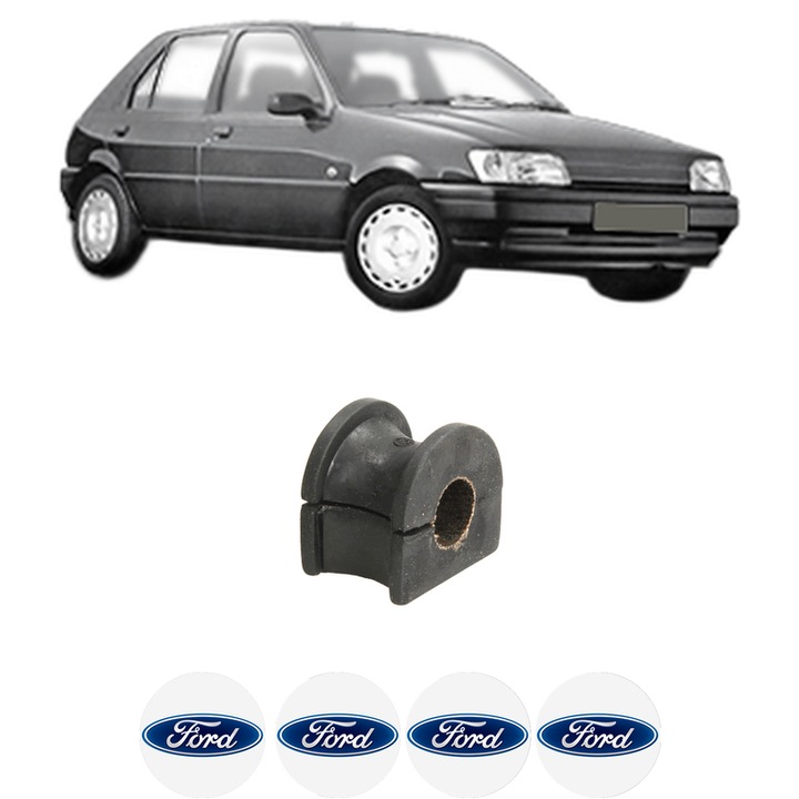 Bucsa bara stabilizatoare Fata Spate Dreapta Stanga FORD FIESTA III (GFJ) din 1989-1997, Auto, Febi, 4x Stickere auto cu FORD