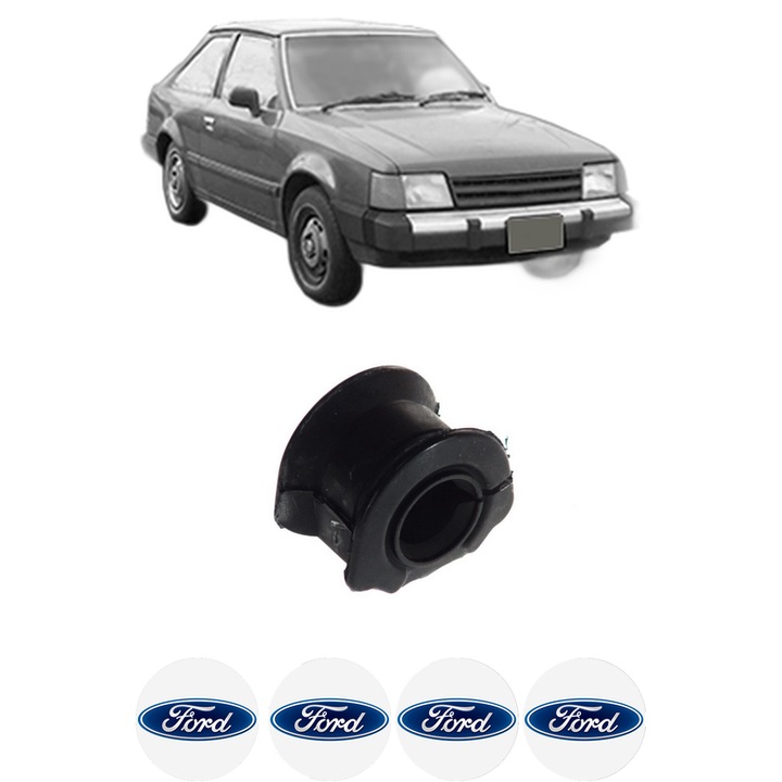 Bucsa bara stabilizatoare Fata Dreapta Stanga FORD ESCORT IV (GAF, AWF, ABFT) din 1985-1990, Auto, Febi, 4x Stickere auto cu FORD