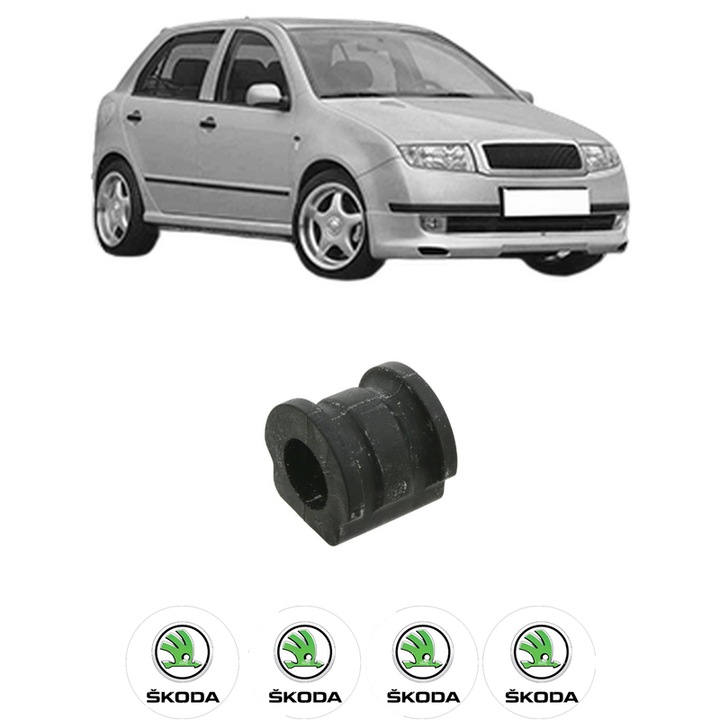 Bucsa bara stabilizatoare Fata Dreapta Stanga SKODA FABIA I (6Y2) din 1999-2008, Auto, Febi, 4x Stickere auto cu SKODA