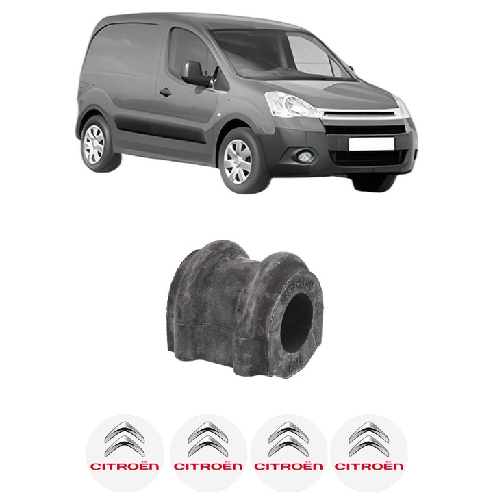 Bucsa bara stabilizatoare Fata Dreapta Stanga CITROEN BERLINGO Box Body/MPV (B9) din 2008-2021, Auto, Febi, 4x Stickere auto cu CITROEN
