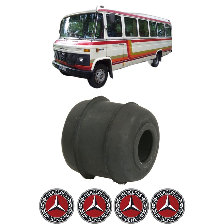 Bucsa bara stabilizatoare Fata Spate Dreapta Stanga MERCEDES-BENZ O 309 din 1968-1989, Auto, Febi, 4x Stickere auto cu MERCEDES-BENZ