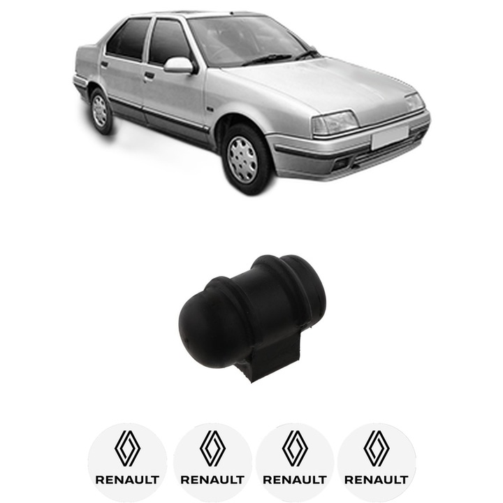 Bucsa bara stabilizatoare Fata Dreapta Stanga RENAULT 19 II Chamade (L53_) din 1992-1997, Auto, Febi, 4x Stickere auto cu RENAULT