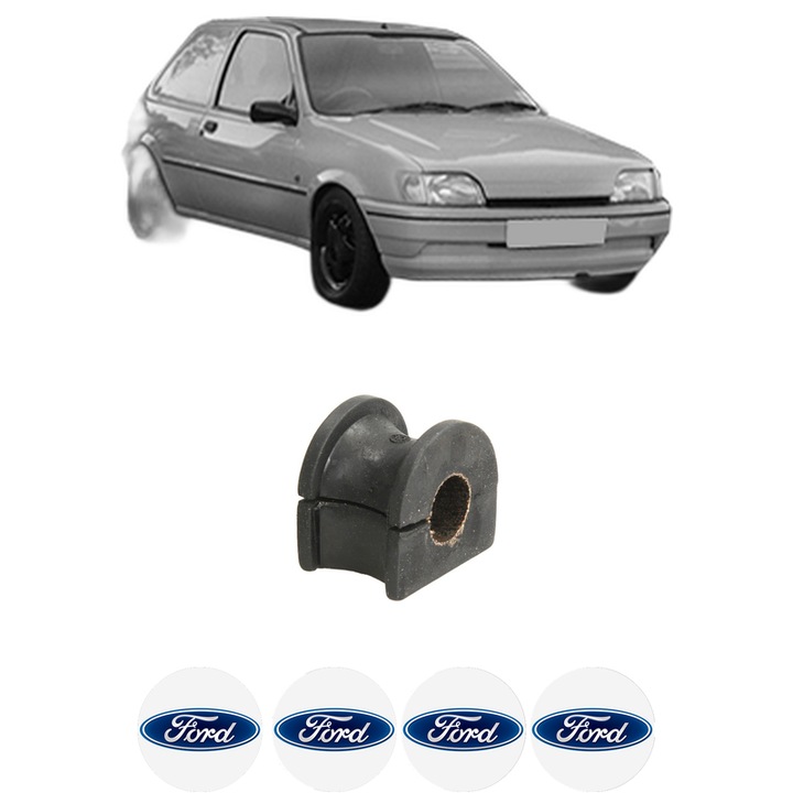 Bucsa bara stabilizatoare Fata Spate Dreapta Stanga FORD FIESTA Box Body/MPV (F3L, F5L) din 1991-1996, Auto, Febi, 4x Stickere auto cu FORD