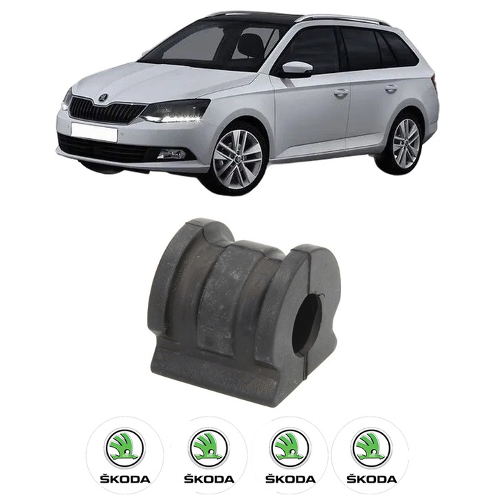 Bucsa bara stabilizatoare Fata Dreapta Stanga SKODA FABIA III Estate (NJ5) din 2014-2022, Auto, Febi, 4x Stickere auto cu SKODA