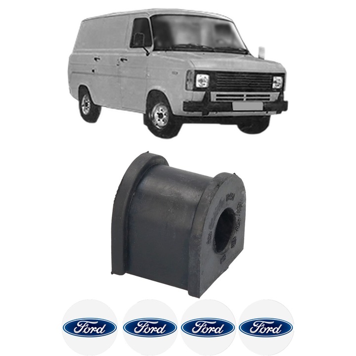 Bucsa bara stabilizatoare Fata Dreapta Stanga FORD TRANSIT Van (T_ _) din 1985-1992, Auto, Febi, 4x Stickere auto cu FORD