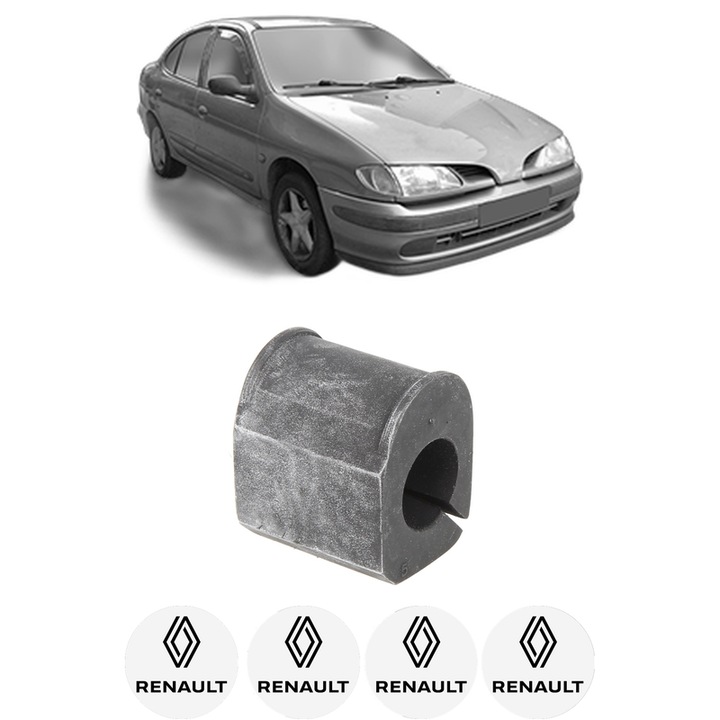 Bucsa bara stabilizatoare Fata Dreapta Stanga RENAULT MEGANE I Hatchback Van (SA0/1_) din 1995-2003, Auto, Febi, 4x Stickere auto cu RENAULT