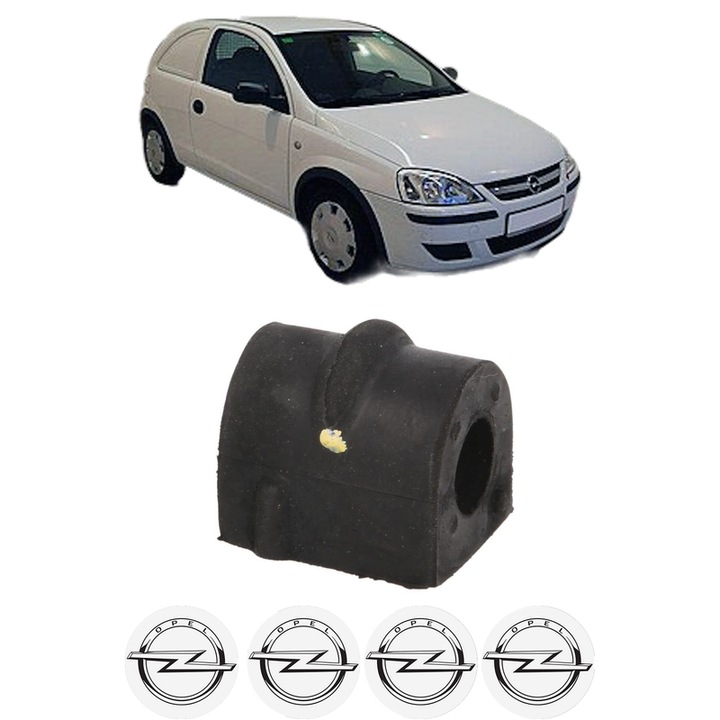 Bucsa bara stabilizatoare Fata Dreapta Stanga OPEL CORSA C Hatchback Van (X01) din 2000-2012, Auto, Febi, 4x Stickere auto cu OPEL
