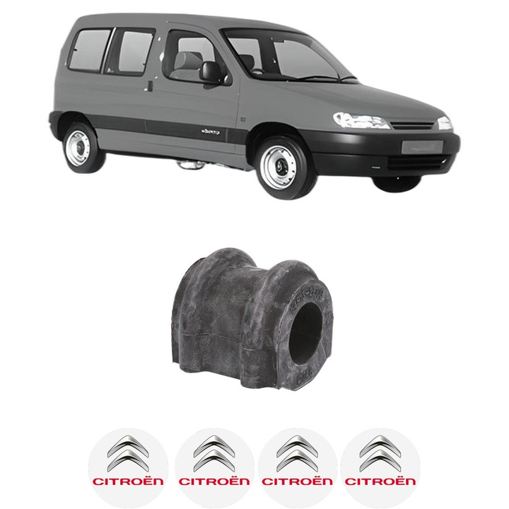 Bucsa bara stabilizatoare Fata Dreapta Stanga CITROEN BERLINGO / BERLINGO FIRST MPV (MF_, GJK_, GFK_) din 1996-2011, Auto, Febi, 4x Stickere auto cu CITROEN
